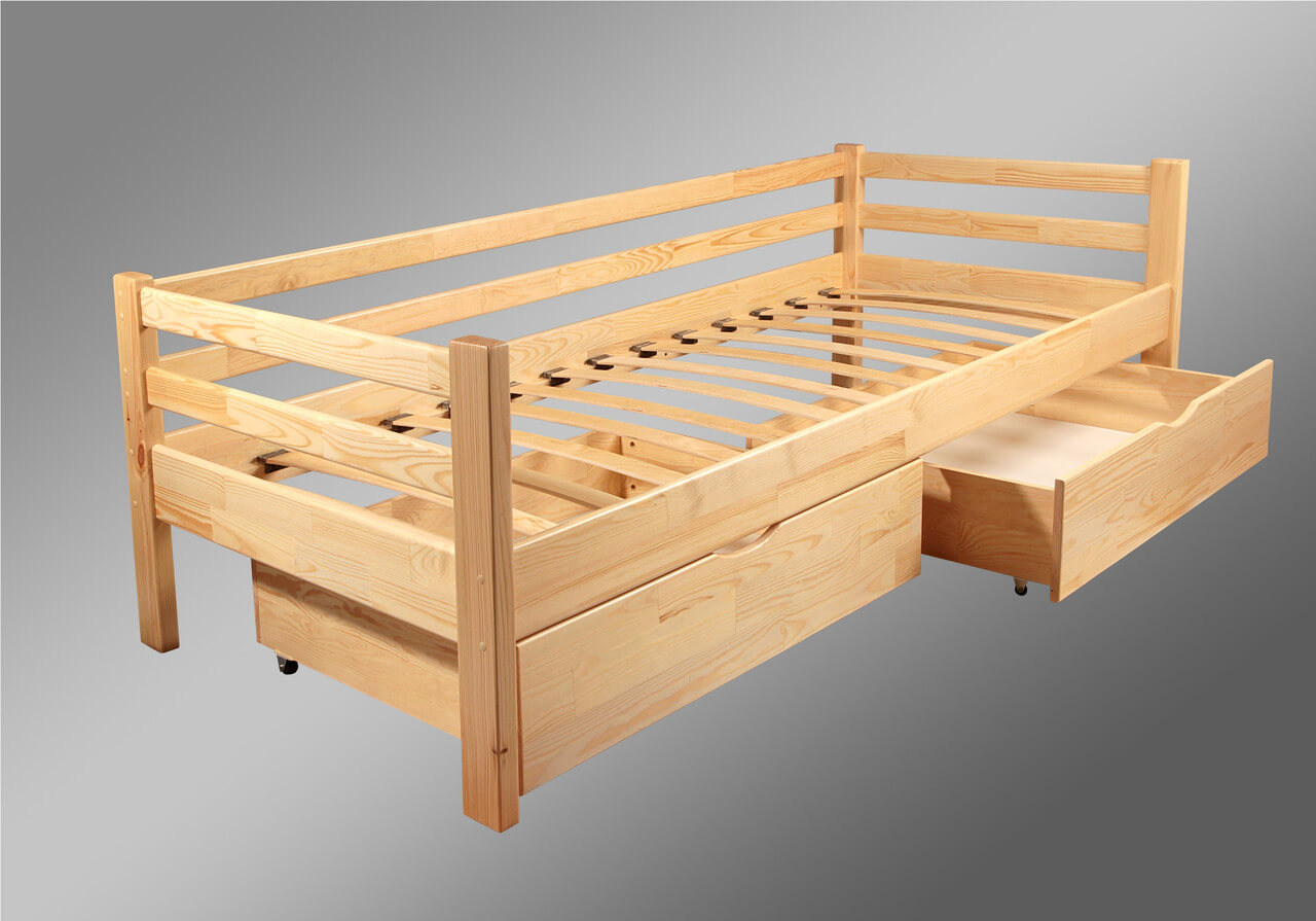 Кровать с выдвижным ящиком minneapolis 140x200